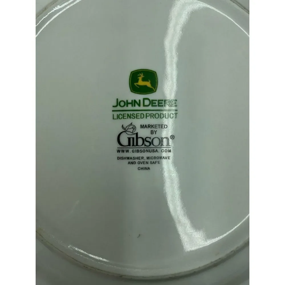 John Deere Glass Plate by Gibson